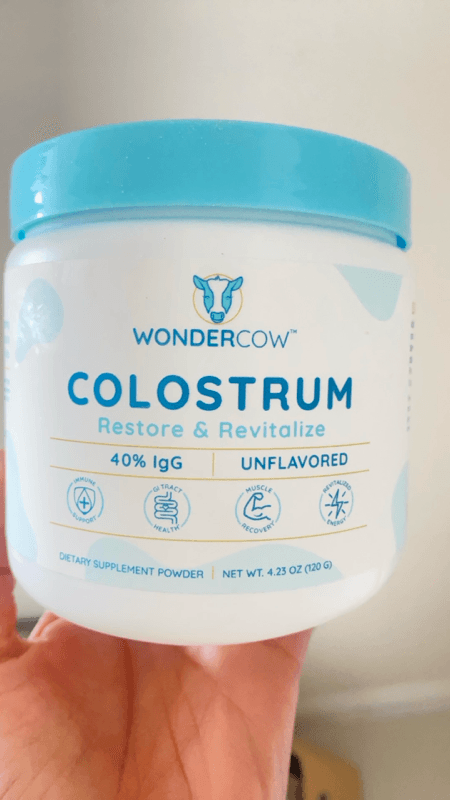 Wondercow Colostrum Powder Unflavored