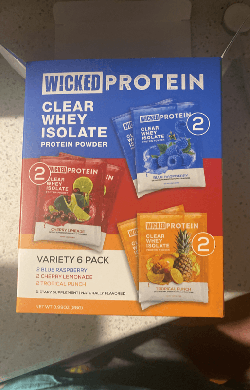 Wicked Protein Clear Whey Isolate Protein Powder Variety