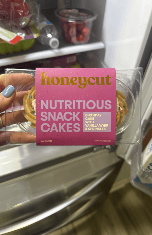 Honeycut Nutritious Snack Cakes Birthday Cake With Vanilla Whip & Sprinkles