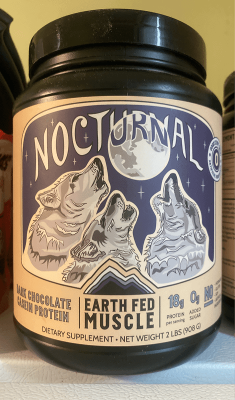 Nocturnal Earth Fed Muscle Milk Casein Protein