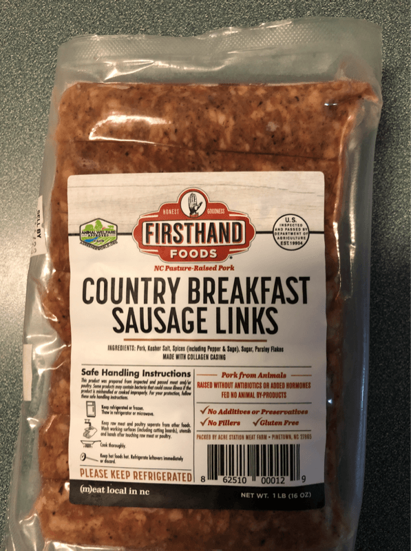 Firsthand Foods Country Breakfast Sausage Links