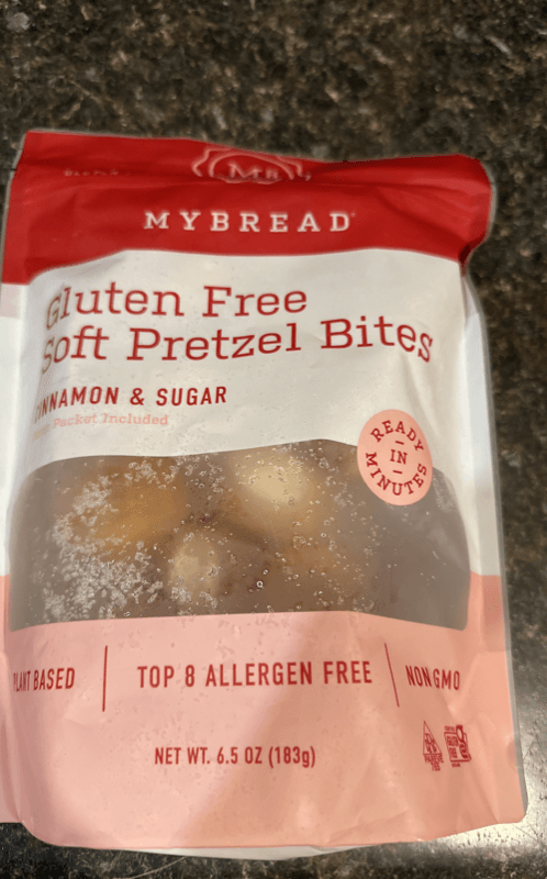 Mybread Gluten Free Soft Pretzel Bites Cinnamon & Sugar
