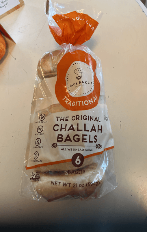 Jackbakes Traditional The Original Challah Bagels