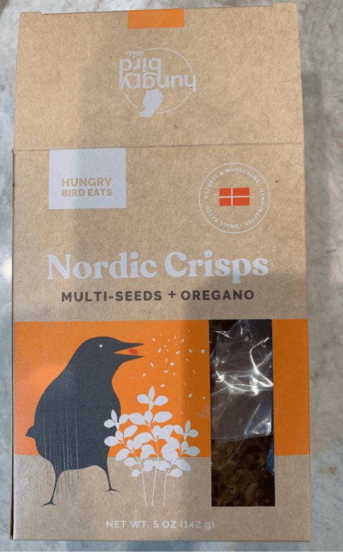 Hungry Bird Eats Multi-Seeds + Oregano Nordic Crisps