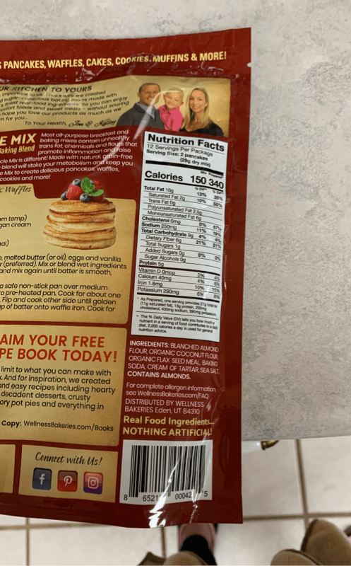 Wellness Bakeries Miracle Mix All-Purpose Pale Baking Blend