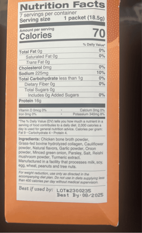 Dr. Kellyann Homestyle Bone Broth