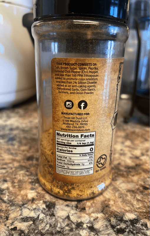 Texas Oil Dust All Purpose Seasoning