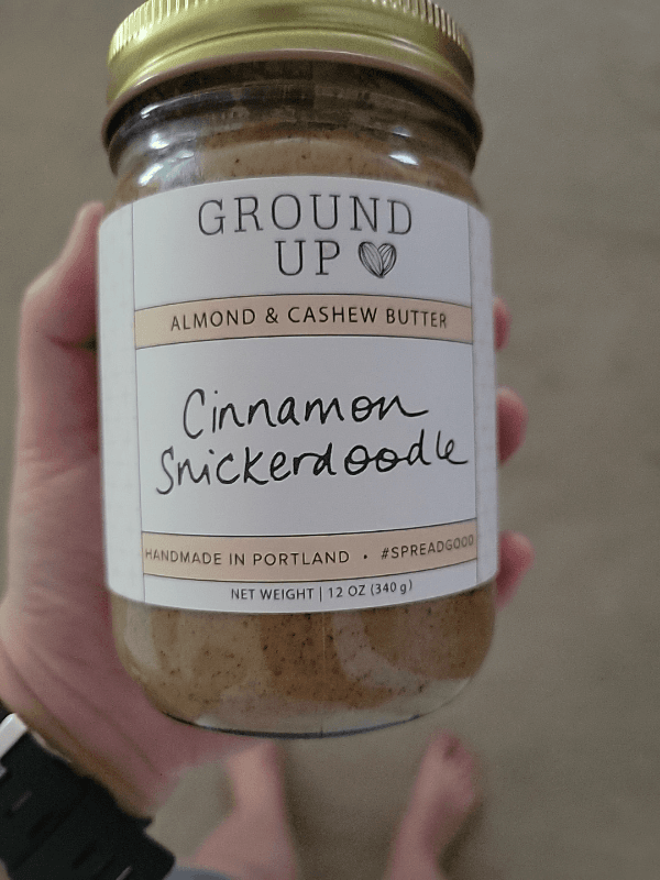 Ground Up Cinnamon Snickerdoodle Almond & Cashew Butter Spread