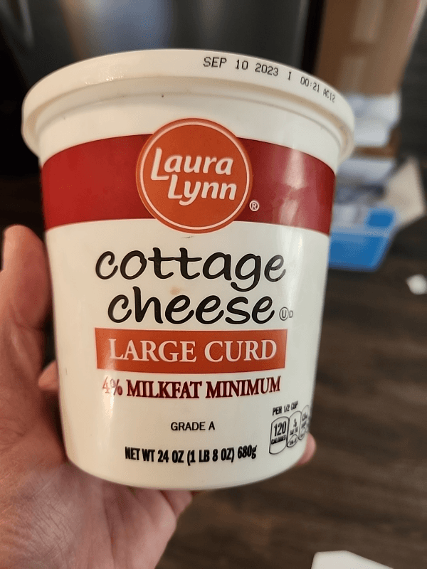 Laura Lynn Cottage Cheese Large Curd 4% Milkfat Minimum
