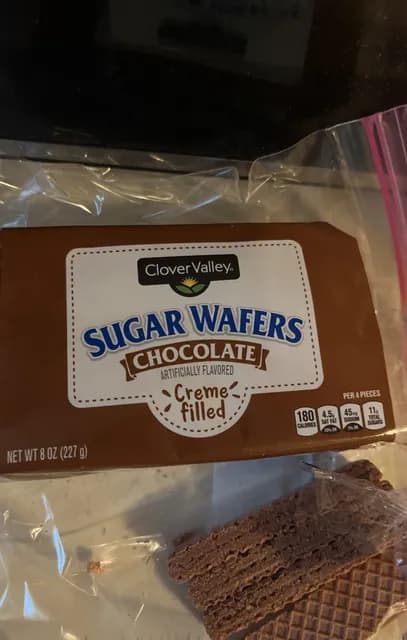 Clover Valley Sugar Wafers Chocolate