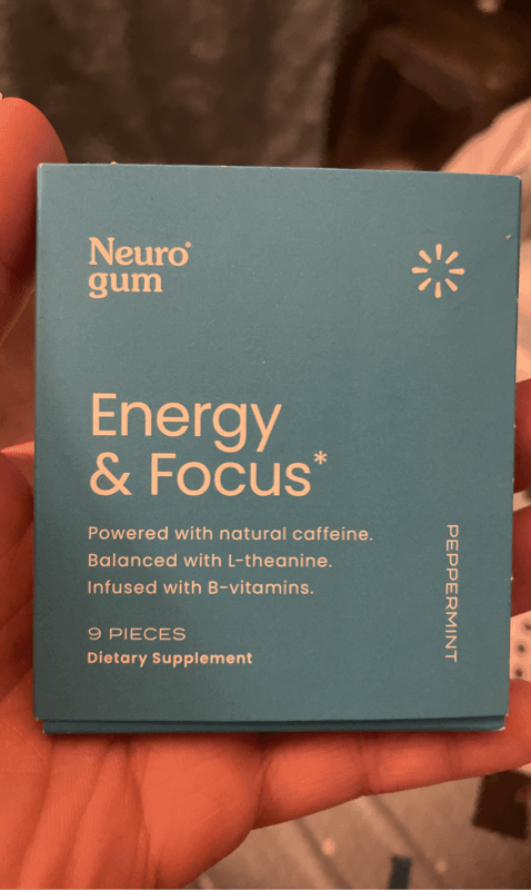 Neuro Gum Nootropic Energy Caffeine Peppermint Gum