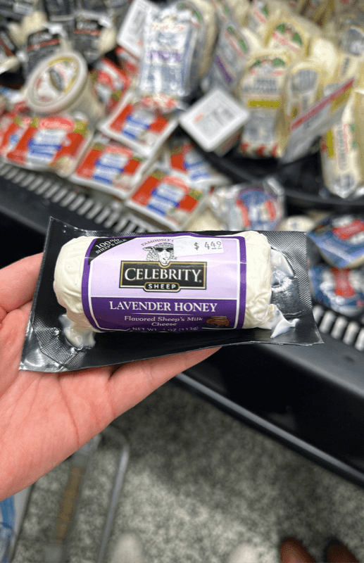 Celebrity Sheep Lavender Honey Flavored Sheep'S Milk Cheese