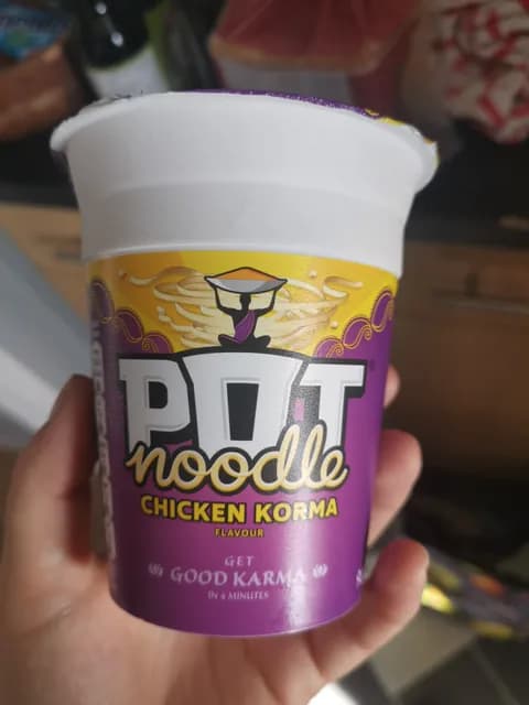 Pot Noodle Chicken Korma Flavour