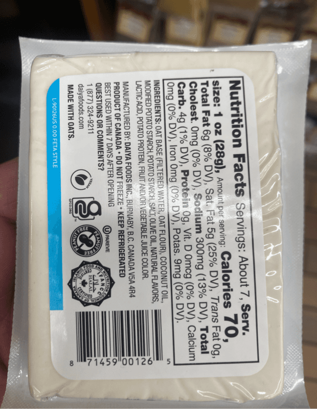 Daiya Feta Style Block