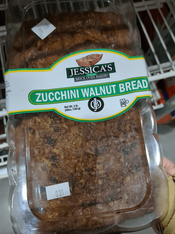 Jessica'S Artisan Brick Oven Bakery Zucchini Walnut Bread