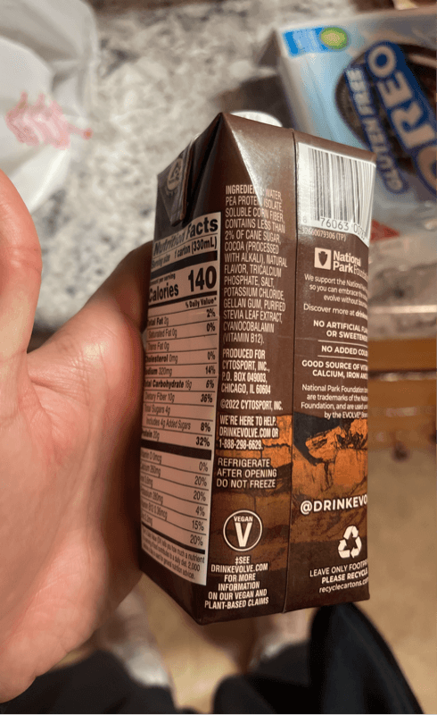 Evolve Double Chocolate Protein Shake