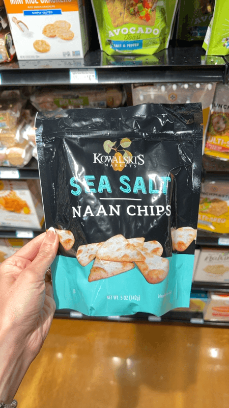 Kowalski'S Markets Sea Salt Naan Chips