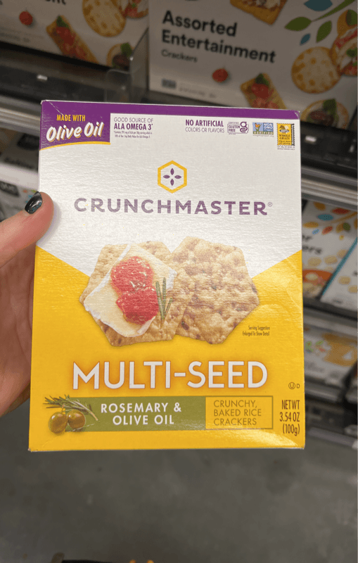 Crunchmaster Multi-Seed Crackers Rosemary & Olive Oil