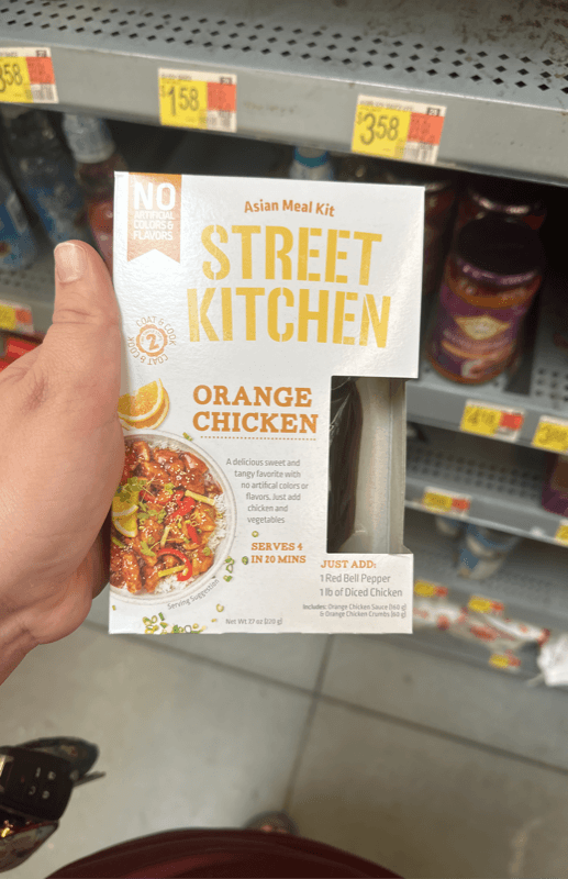 Street Kitchen Asian Meal Kit Orange Chicken