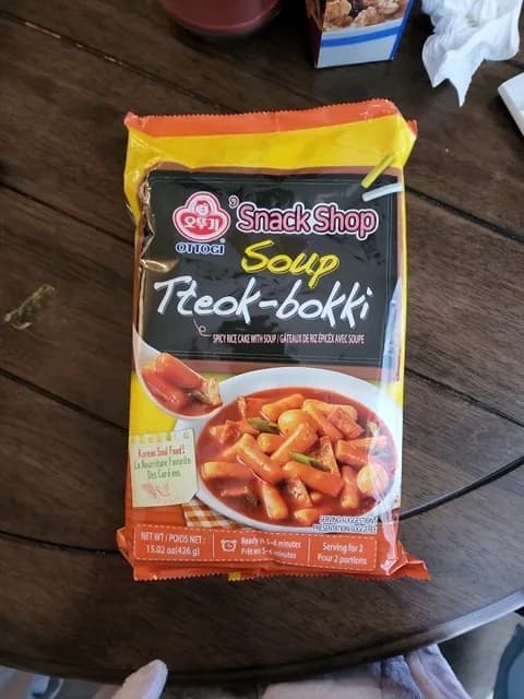 Ottogi Tteok-Bokki Spicy Rice Cake With Soup