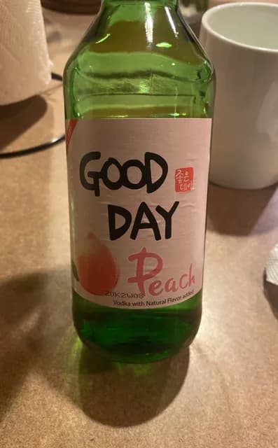Good Day Peach Soju