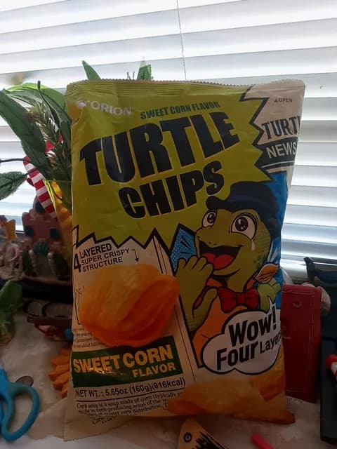Orion Turtle Chips Sweet Corn Flavor
