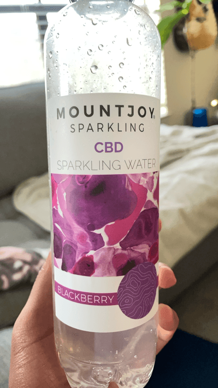 Mountjoy Sparkling Cbd Blackberry Sparkling Water