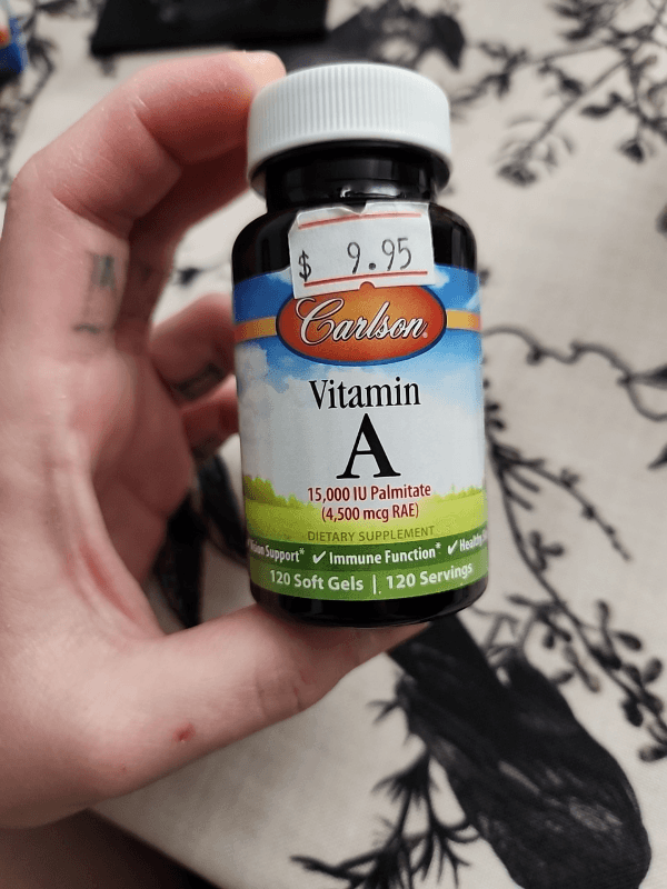 Carlson Vitamin A 15,000 Iu Palmitate Soft Gels