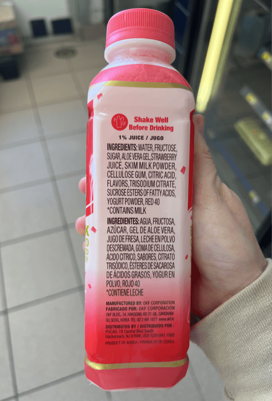 Okf Aloe Yogos King Strawberry