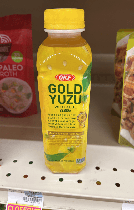 Okf Gold Yuzu With Aloe Bebida