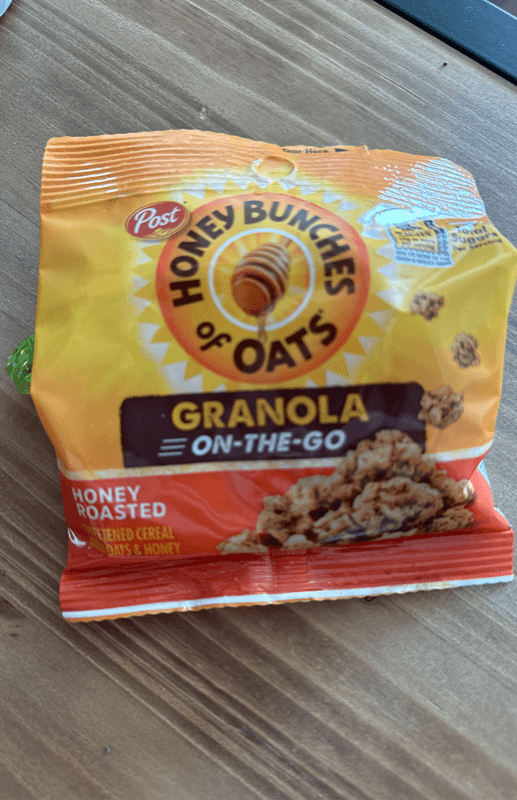 Post Honey Bunches Of Oats Granola On-The-Go Honey Roasted Cereal