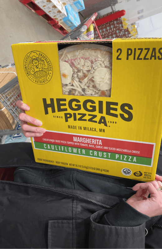 Heggies Pizza Margherita Cauliflower Crust Pizza