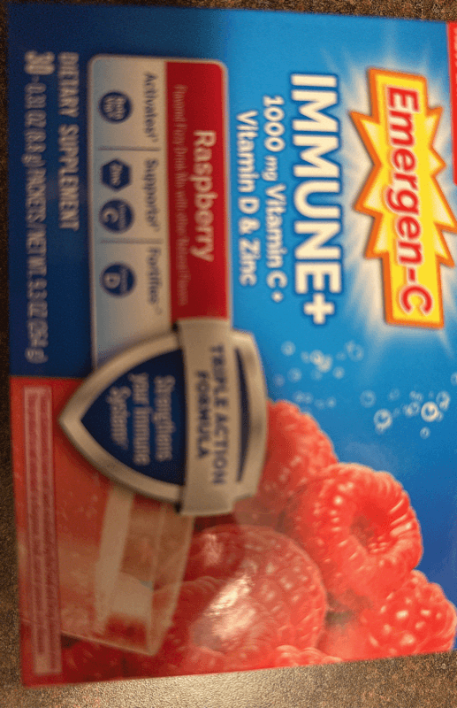 Emergen-C Immune+ Raspberry