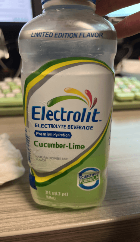 Electrolit Cucumber-Lime Limited Edition Electrolyte Beverage