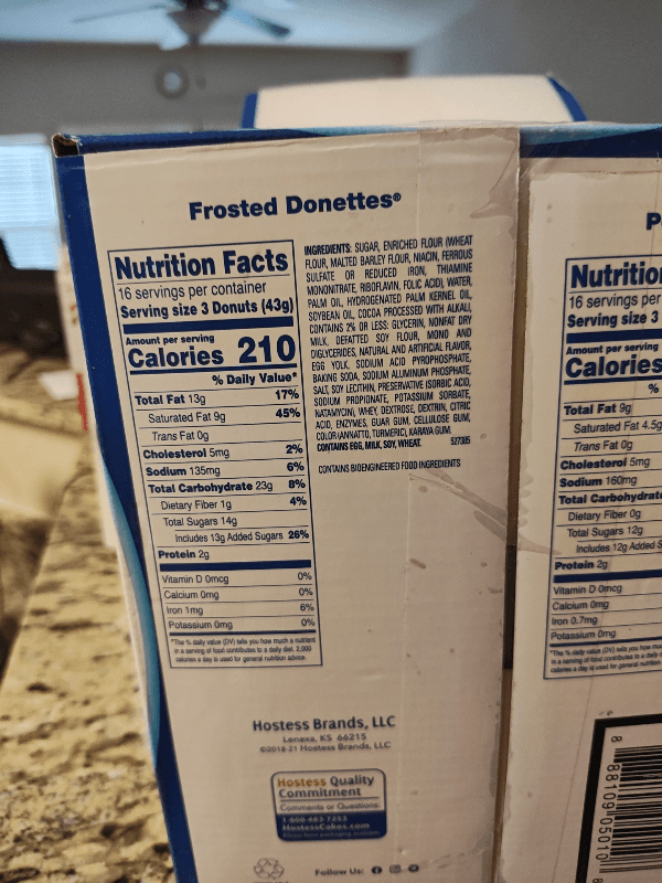 Hostess Snack Size Frosted Donettes Donuts On The Go
