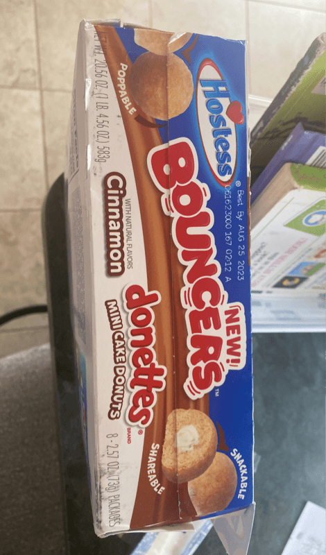 Hostess Bouncers Cinnamon Donettes Mini Cake Donuts