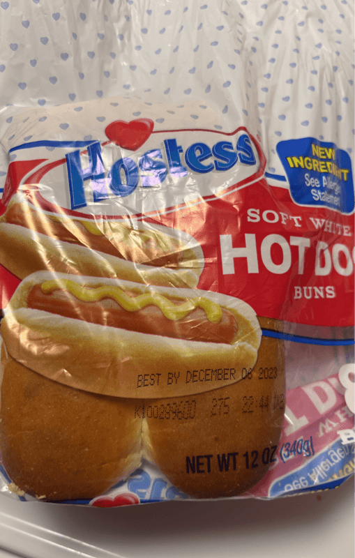Hostess Soft White Hot Dog Buns