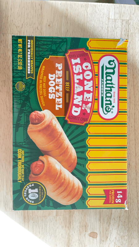 Nathan'S Famous Coney Island Beef Pretzel Dogs