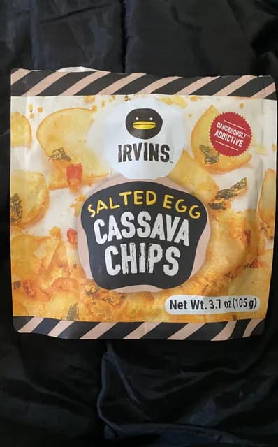 Irvin'S Salted Egg Cassava Chips
