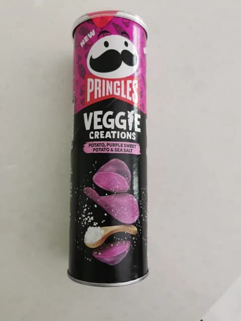 Pringles Veggie Creations - Potato, Purple Sweet Potato & Sea Salt