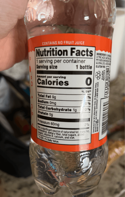 Wellsley Farms Sweetened Mandarin Orange Sparkling Water