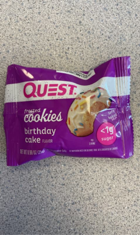 Quest Nutrition Frosted Cookies Birthday Cake