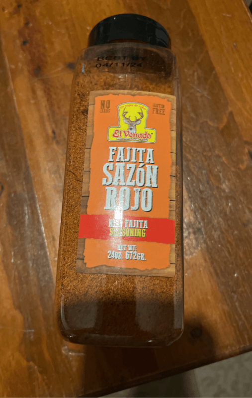 El Venado Fajita Sazon Rojo Red Fajita Seasoning