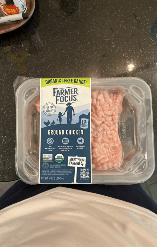 Farmer Focus Organic & Free Orange Ground Chicken
