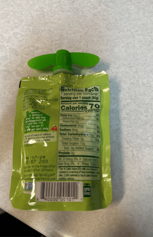 Materne Gogo Squeez Apple Strawberry Fruit On The Go