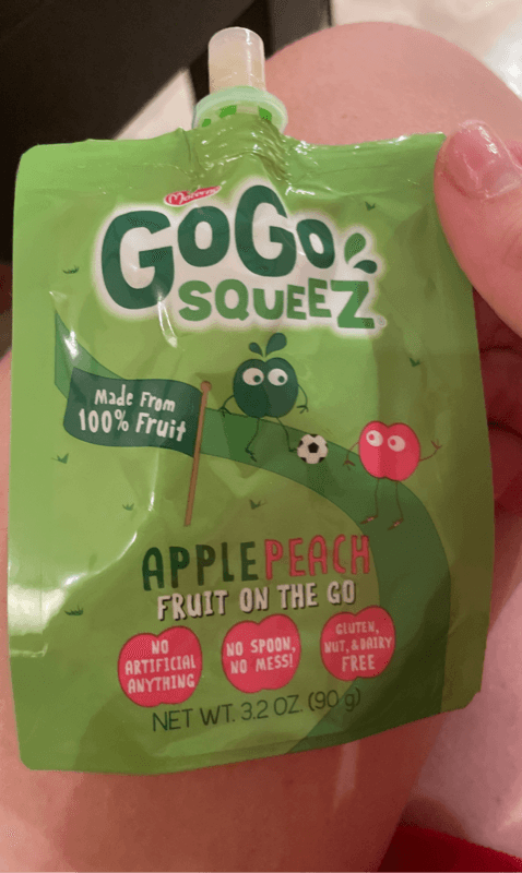 Gogo Squeez Apple Peach Fruit On The Go