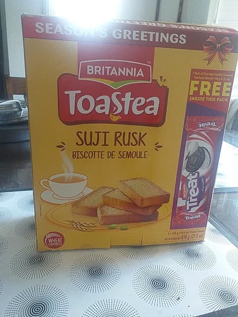 Britannia Toastea Suji Rusk Biscotte De Semoule