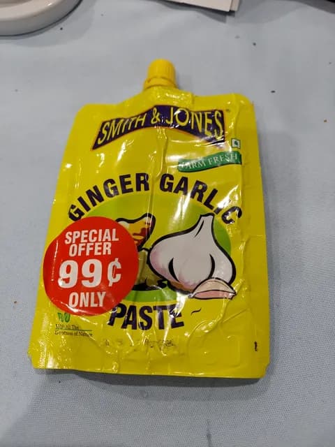 Smith & Jones Ginger Garlic Paste
