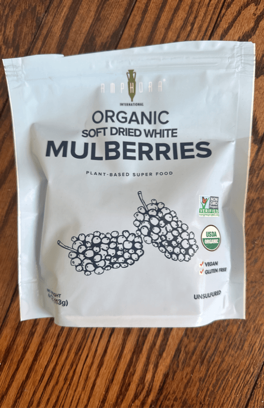 Amphora Organic Soft Dried White Mulberries