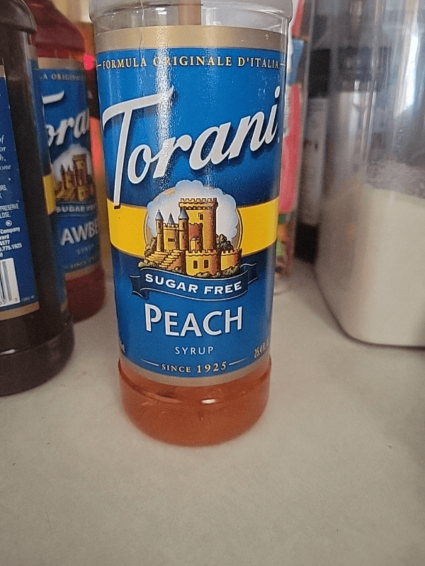 Torani Sugar Free Peach Syrup